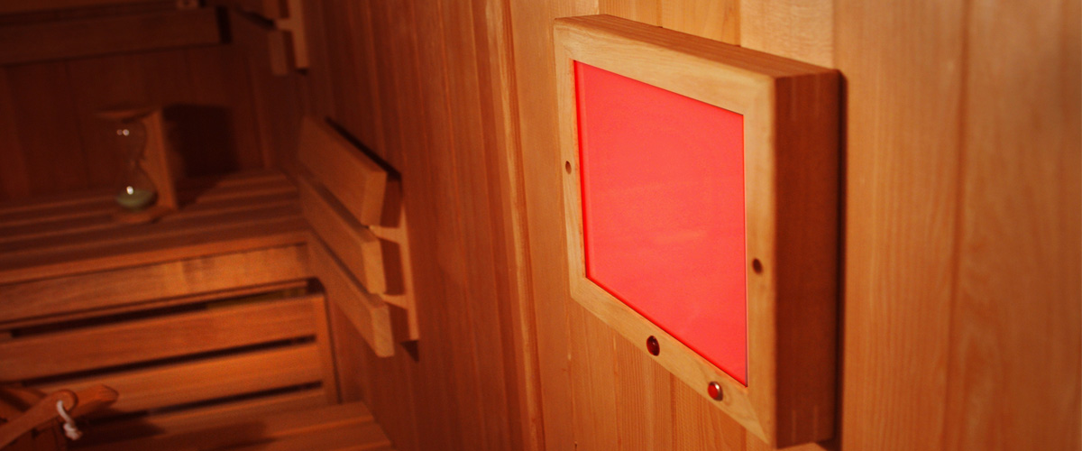 Sauna chromotherapy light