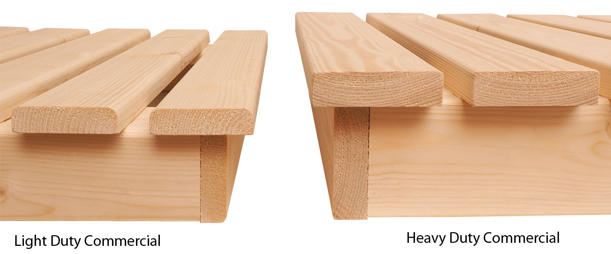 Oceanic heavy duty commercial sauna bench comparison